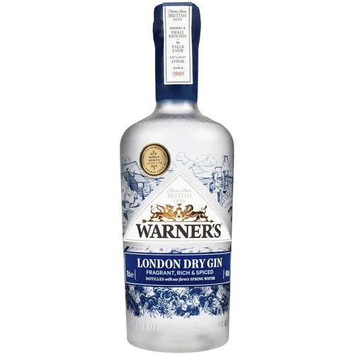 Warner’s (UK) London Dry Gin 700ml