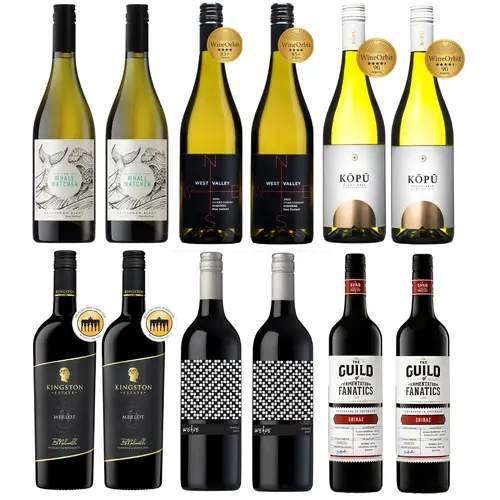 New Zealand Whites Aussie Reds Mixed 12 Case