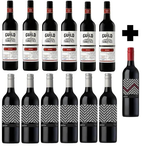 Aussie Shiraz Value 12 Pack + Bonus Bottle + Metro Delivery Included